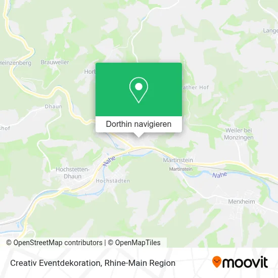Creativ Eventdekoration Karte