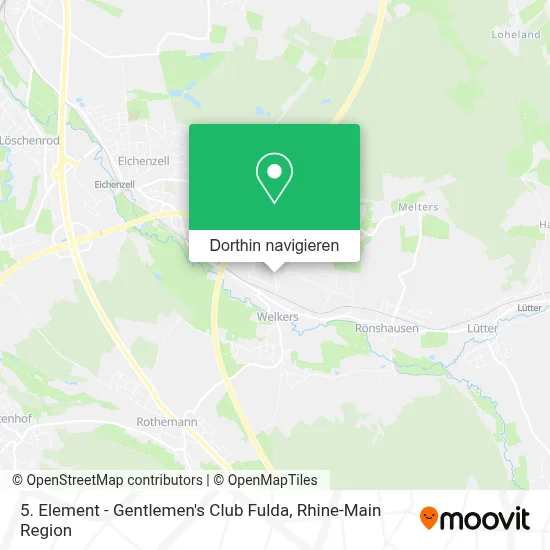5. Element - Gentlemen's Club Fulda Karte