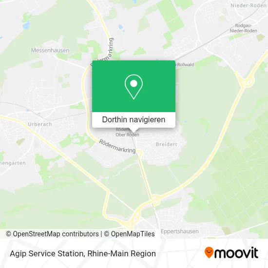 Agip Service Station Karte