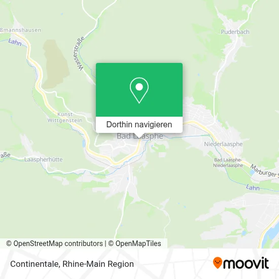 Continentale Karte