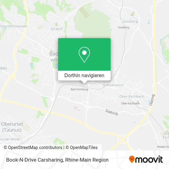 Book-N-Drive Carsharing Karte