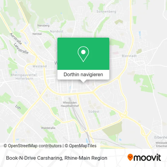 Book-N-Drive Carsharing Karte
