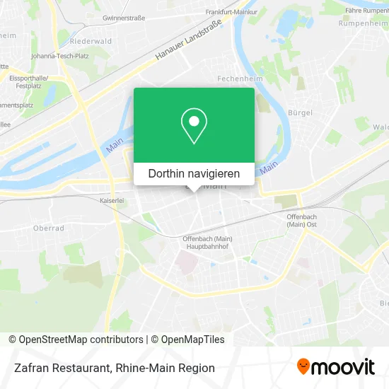 Zafran Restaurant Karte