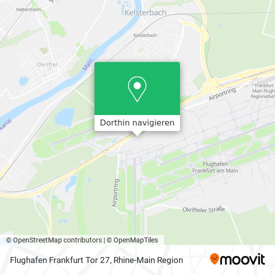 Flughafen Frankfurt Tor 27 Karte