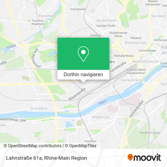 Lahnstraße 61a Karte