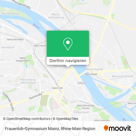 Frauenlob-Gymnasium Mainz Karte