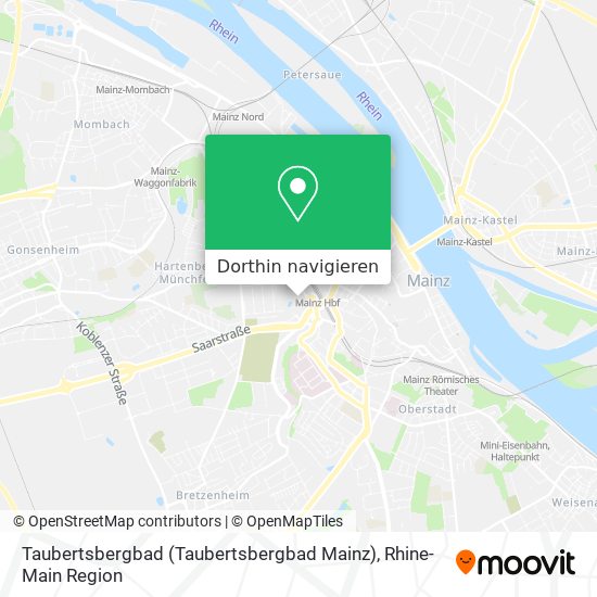 Taubertsbergbad (Taubertsbergbad Mainz) Karte