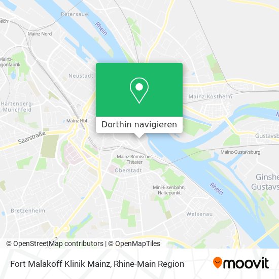 Fort Malakoff Klinik Mainz Karte