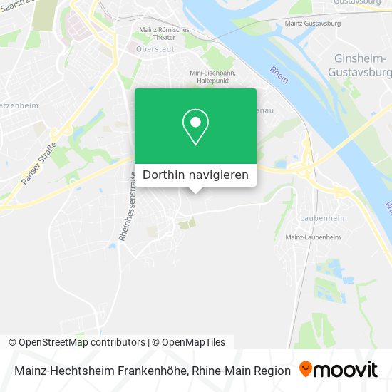 Mainz-Hechtsheim Frankenhöhe Karte