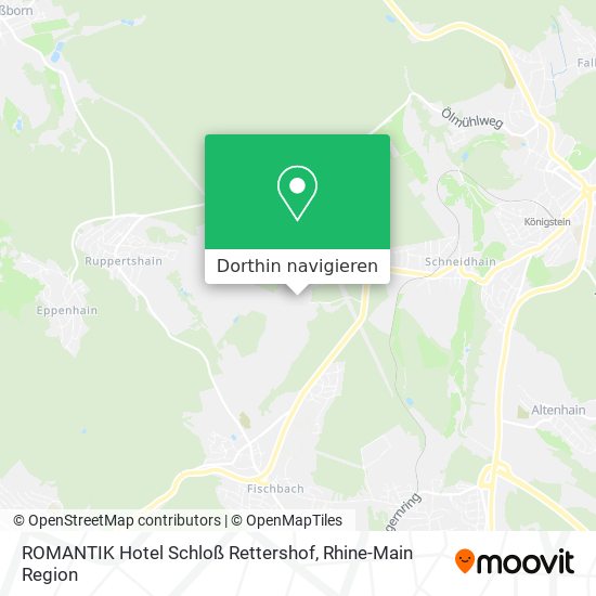 ROMANTIK Hotel Schloß Rettershof Karte