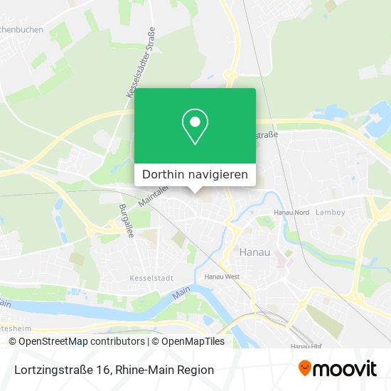 Lortzingstraße 16 Karte