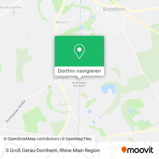 S Groß Gerau-Dornheim Karte