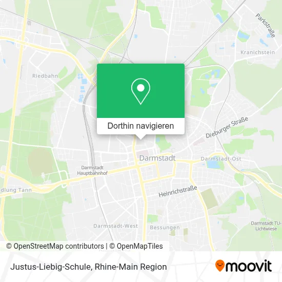 Justus-Liebig-Schule Karte