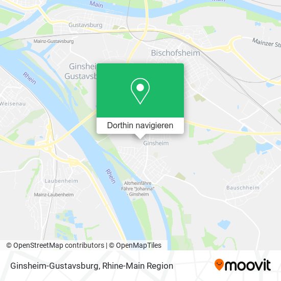 Ginsheim-Gustavsburg Karte