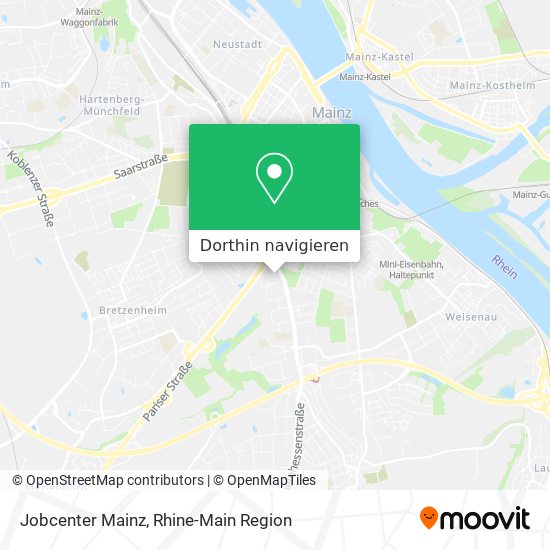 Jobcenter Mainz Karte