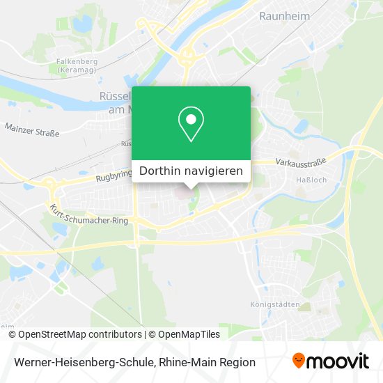 Werner-Heisenberg-Schule Karte