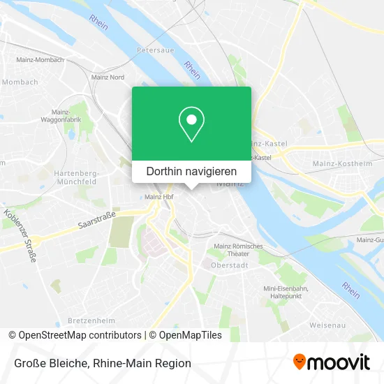 Große Bleiche Karte