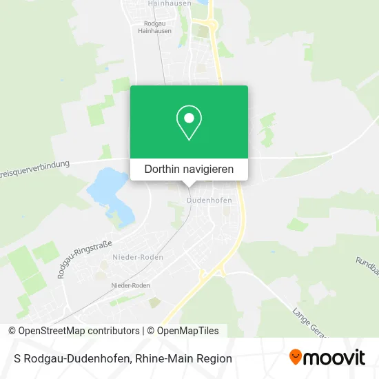 S Rodgau-Dudenhofen Karte