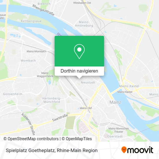 Spielplatz Goetheplatz Karte