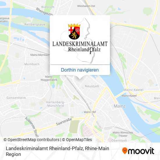Landeskriminalamt Rheinland-Pfalz Karte