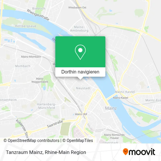 Tanzraum Mainz Karte