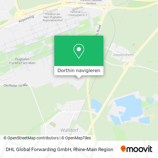 DHL Global Forwarding GmbH Karte