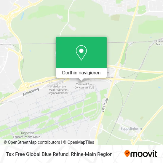 Tax Free Global Blue Refund Karte