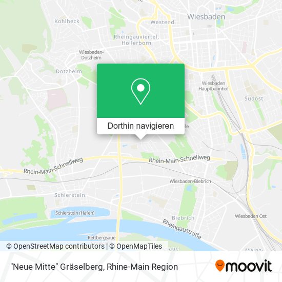 "Neue Mitte" Gräselberg Karte