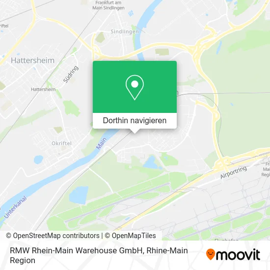 RMW Rhein-Main Warehouse GmbH Karte