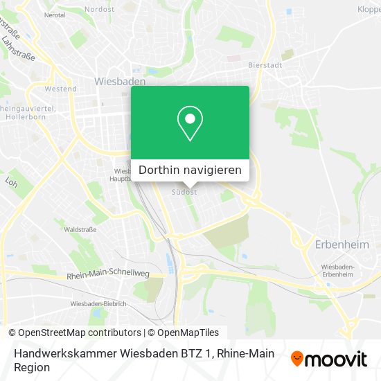 Handwerkskammer Wiesbaden BTZ 1 Karte