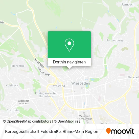 Kerbegesellschaft Feldstraße Karte