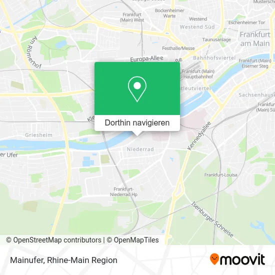 Mainufer Karte