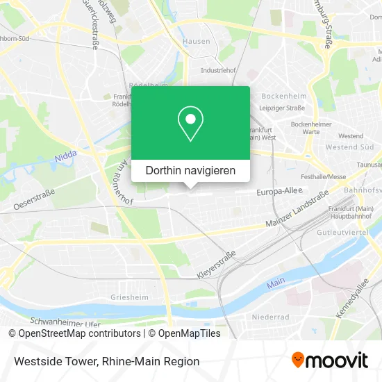 Westside Tower Karte