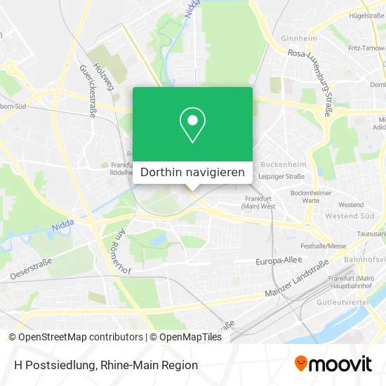 H Postsiedlung Karte