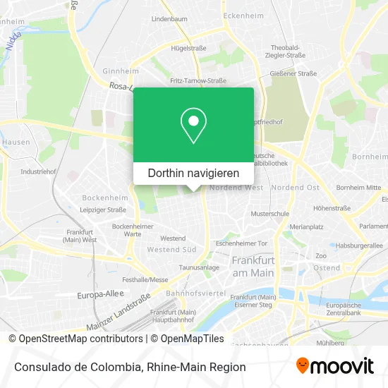 Consulado de Colombia Karte