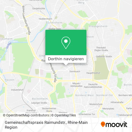 Gemeinschaftspraxis Raimundstr. Karte