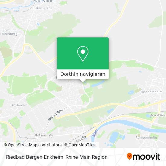 Riedbad Bergen-Enkheim Karte