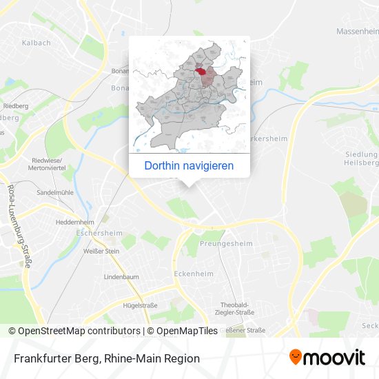 Frankfurter Berg Karte