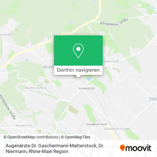 Augenärzte Dr. Gaschermann-Matterstock, Dr. Niermann Karte