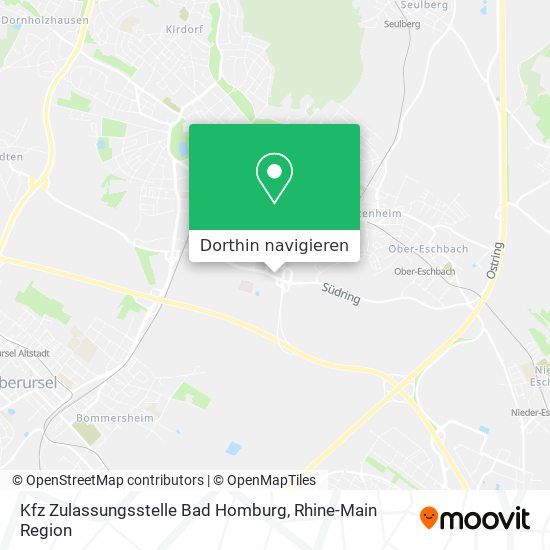 Kfz Zulassungsstelle Bad Homburg Karte