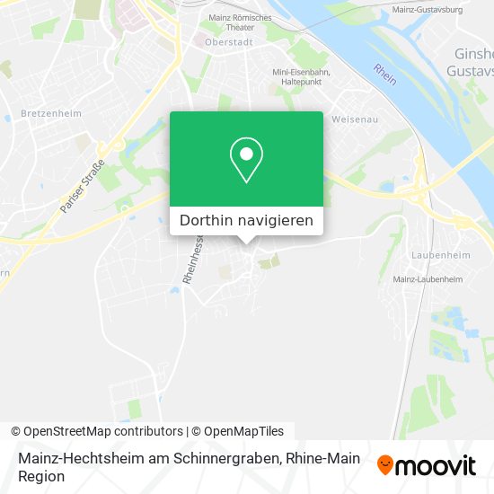 Mainz-Hechtsheim am Schinnergraben Karte