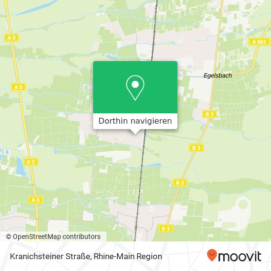 Kranichsteiner Straße Karte