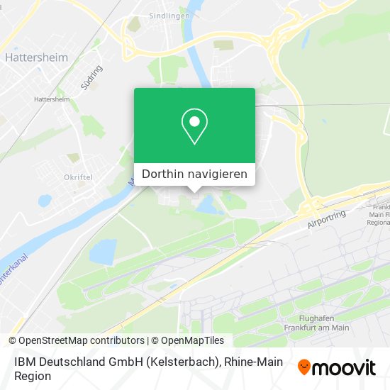 IBM Deutschland GmbH (Kelsterbach) Karte