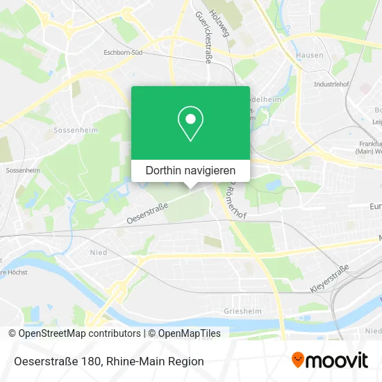 Oeserstraße 180 Karte