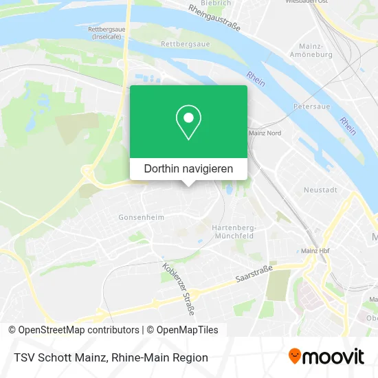 TSV Schott Mainz Karte