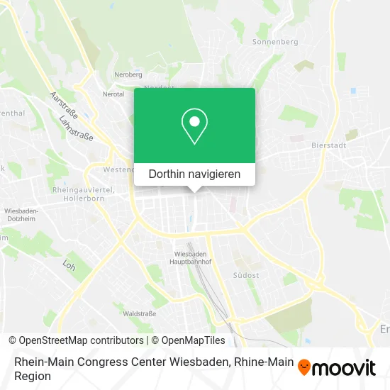 Rhein-Main Congress Center Wiesbaden Karte