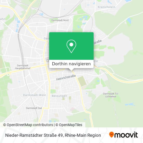 Nieder-Ramstädter Straße 49 Karte