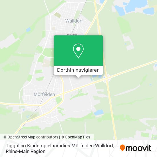 Tiggolino Kinderspielparadies Mörfelden-Walldorf Karte