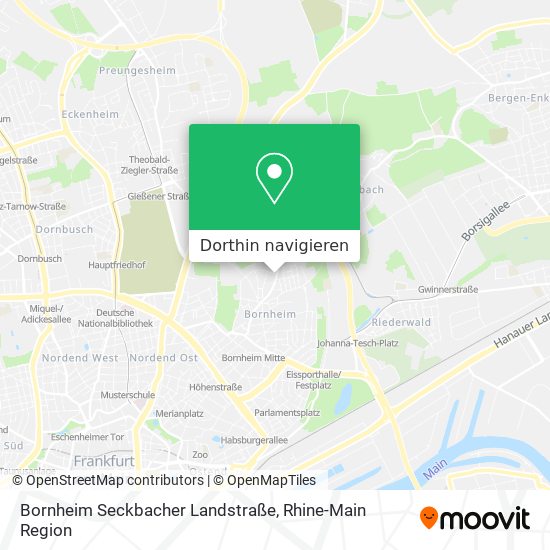 Bornheim Seckbacher Landstraße Karte