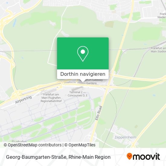 Georg-Baumgarten-Straße Karte